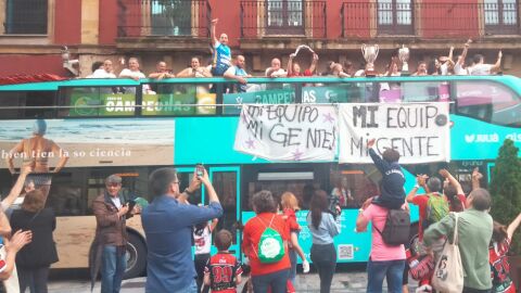 Celebraci&oacute;n en la Plaza Mayor