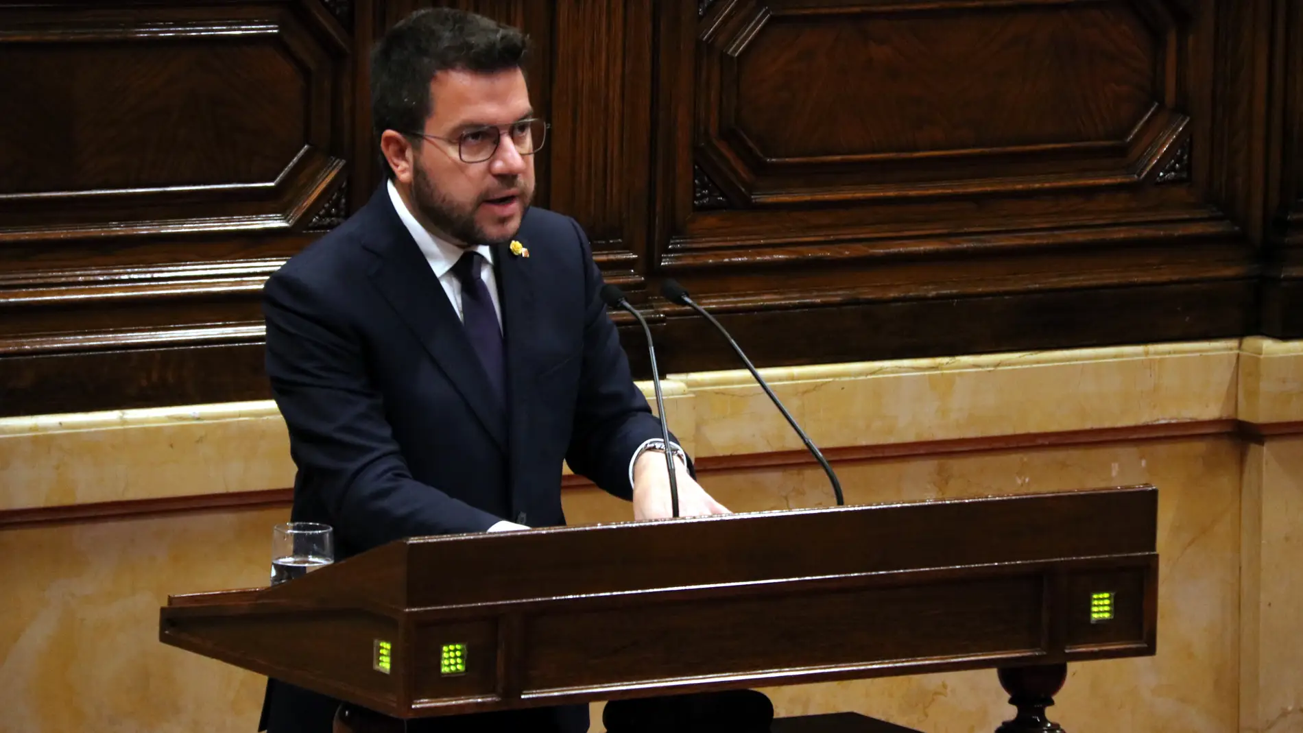 Pere Aragonès compareix al Parlament