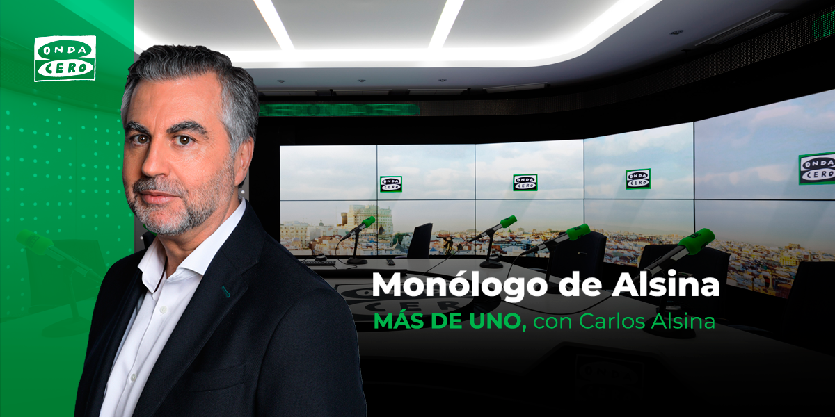 Plantilla monólogo de Alsina, en Más de uno Plantilla monólogo de Alsina, en Más de uno