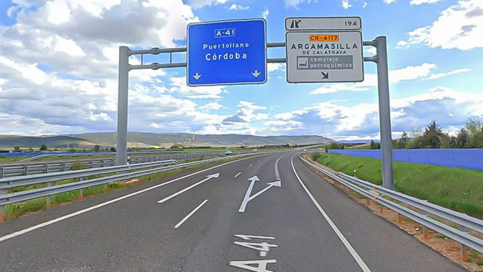 Autovía A-41 entre Ciudad Real y Puertollano