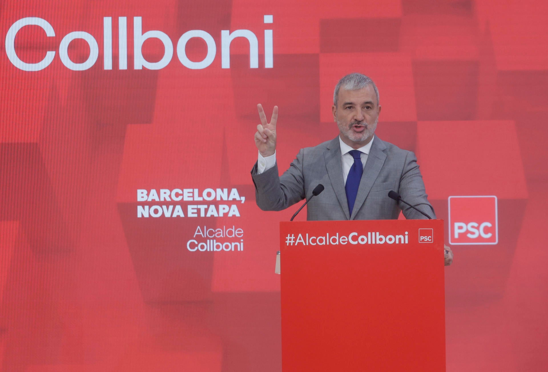 Jaume Collboni pide el apoyo a Ada Colau para ser alcalde y gobernar con los comuns Jaume Collboni pide el apoyo a Ada Colau para ser alcalde y gobernar con los comuns