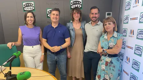 Esther Díez, Eduardo García-Ontiveros, Patricia Maciá, José Navarro y Aurora Rodil. Esther Díez, Eduardo García-Ontiveros, Patricia Maciá, José Navarro y Aurora Rodil.