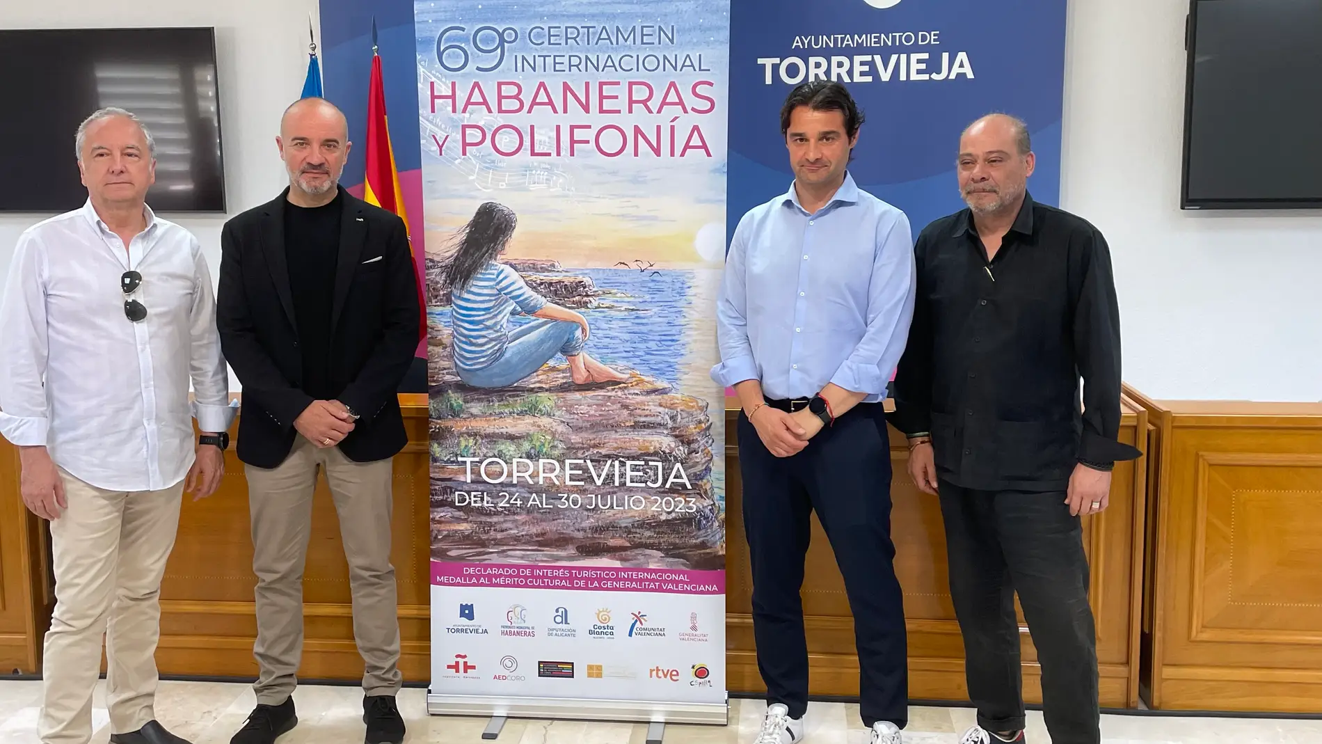 Torrevieja presenta el 69º Certamen Internacional de Habaneras y Polifonía del 24 al 30 julio 
