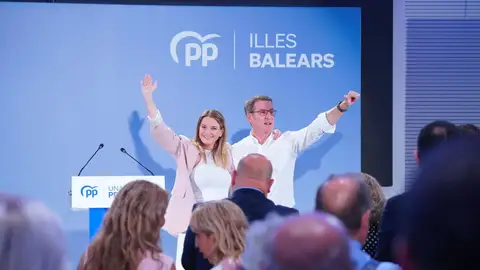 Feijóo asegura que el PP "será el partido que más territorio gobierne en Baleares". Feijóo asegura que el PP "será el partido que más territorio gobierne en Baleares".