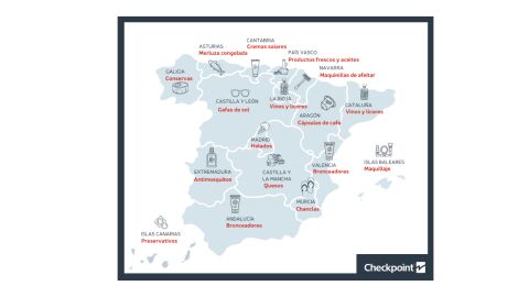 Mapa de productos m&aacute;s hurtados en verano