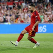 Dani Carvajal transforma el penalti definitivo en la final de la Nations League