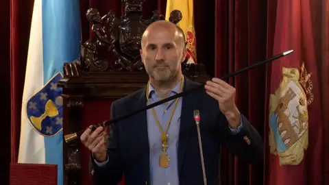 Imagen de Gonzalo Pérez Jácome tras su investidura. Europa Press Gonzalo Pérez Jácome