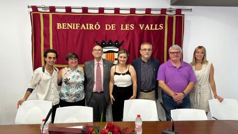 Acto de investidura del alcalde de Benifairó de les Valls, Toni Sanfrancisco