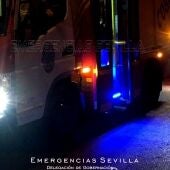 Camión de bombero en Sevilla