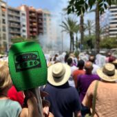 Una mascletá en la Plaza de Los Luceros