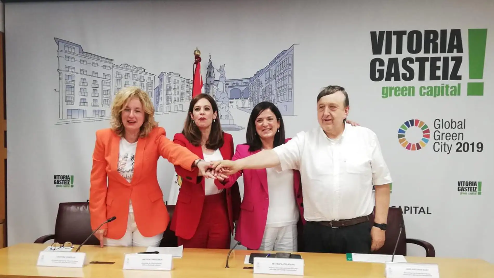 Acuerdo de gobierno PSE y PNV en Vitoria