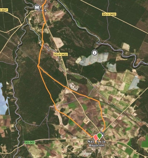 Rutas: Afrontamos hoy, el tramo Nava de la Asunción- Coca Rutas: Afrontamos hoy, el tramo Nava de la Asunción- Coca