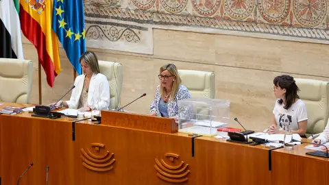 Sesión Constitutiva de la Asamblea de Extremadura tras las elecciones del 28M en la que la socialista Blanca Martín Sesión Constitutiva de la Asamblea de Extremadura tras las elecciones del 28M en la que la socialista Blanca Martín/ EFE/ Jero Morales