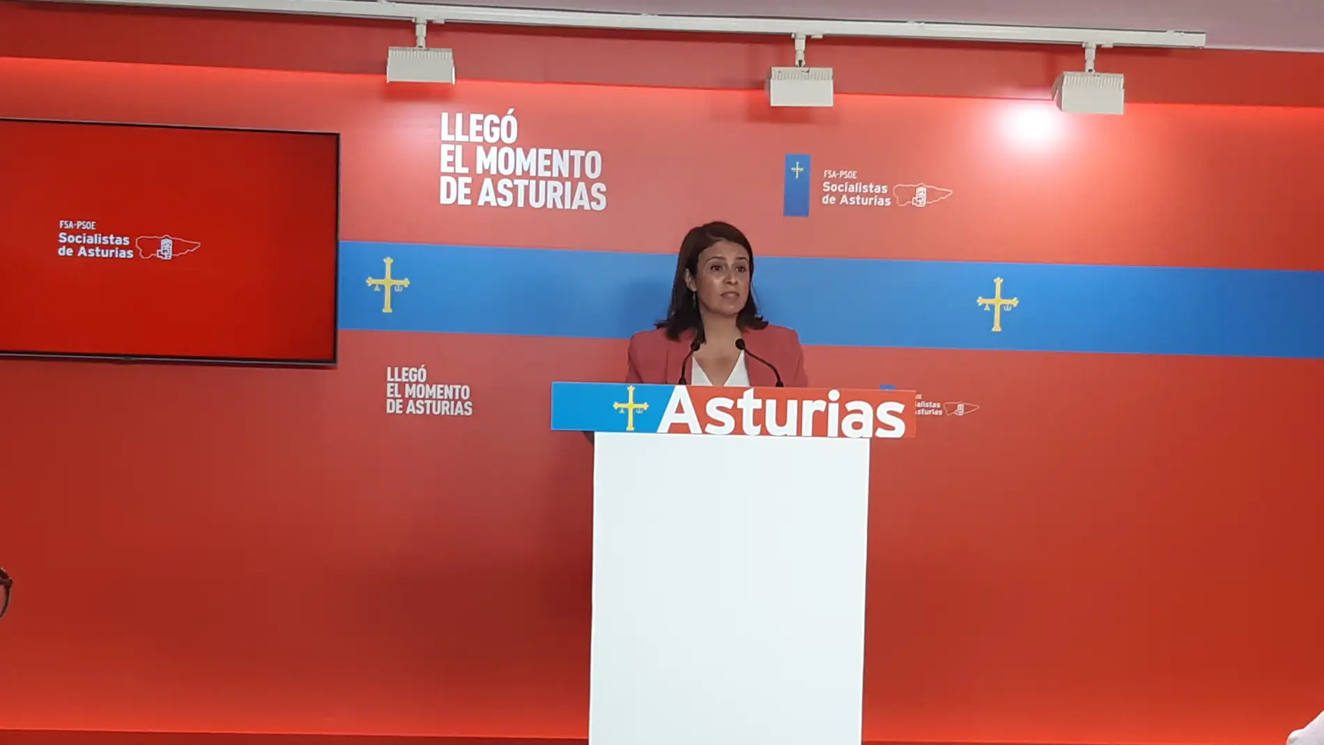Adriana Lastra (PSOE) urge a Foro a aclarar qué hará en la Junta tras el "pacto de la vergüenza" con Vox en Gijón