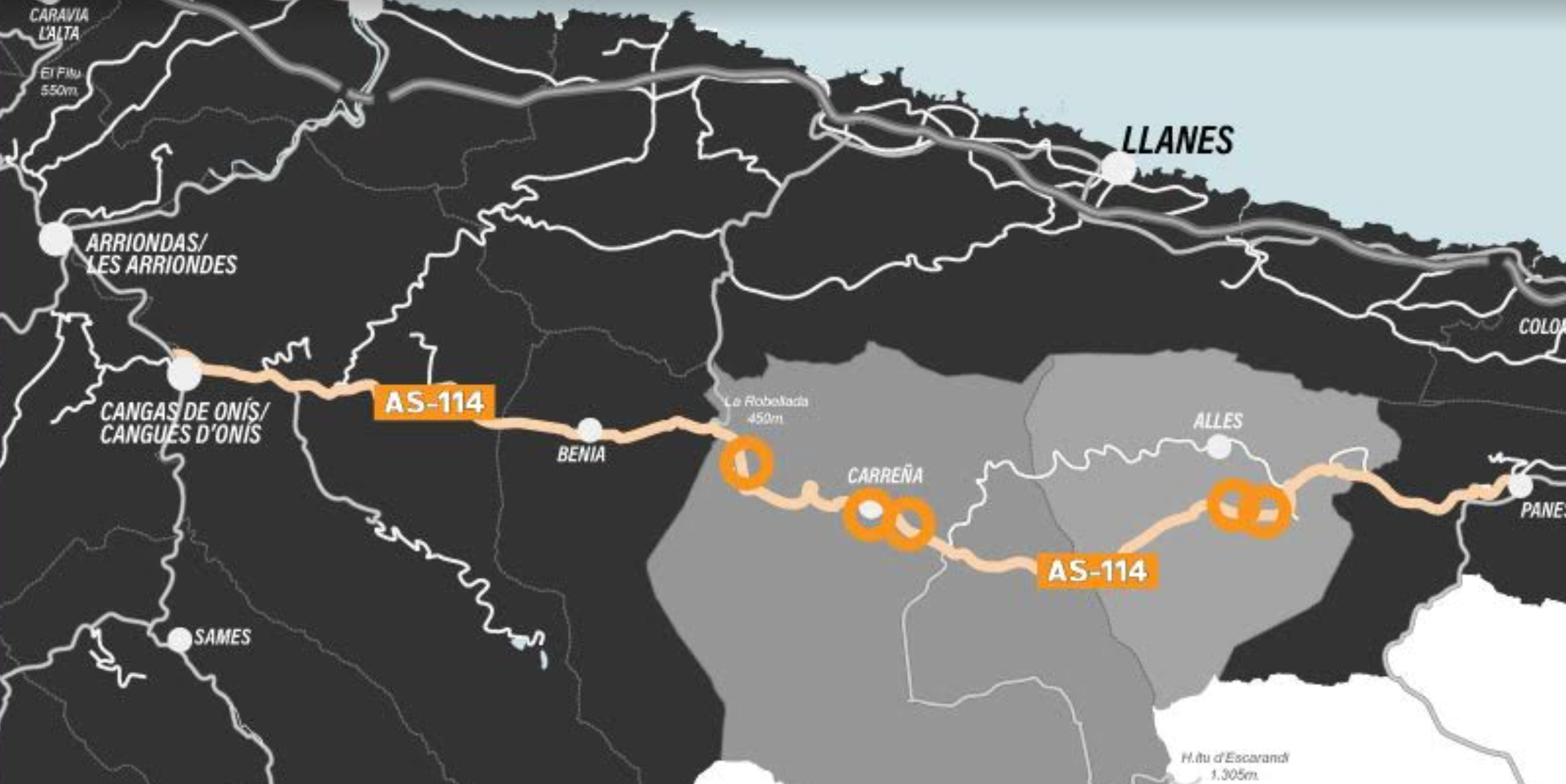 El Principado saca a licitación por 201.000 euros las obras de mejora de cinco tramos de la AS-114 en Cabrales y Peñamellera Alta El Principado saca a licitación por 201.000 euros las obras de mejora de cinco tramos de la AS-114 en Cabrales y Peñamellera Alta