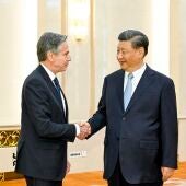 Anthony Blinken y Xi Jinping
