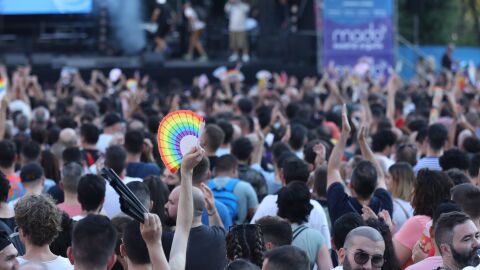 Imagen de archivo de uno de los conciertos de las fiestas del Orgullo LGTBI en Madrid 