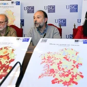 Imagen de la presentación de la actualización del Mapa de Radón. USC Imagen de la presentación de la actualización del Mapa de Radón. USC