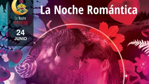 Cartel de la 7&ordf; edici&oacute;n de La Noche Rom&aacute;ntica de Nuevo Bazt&aacute;n