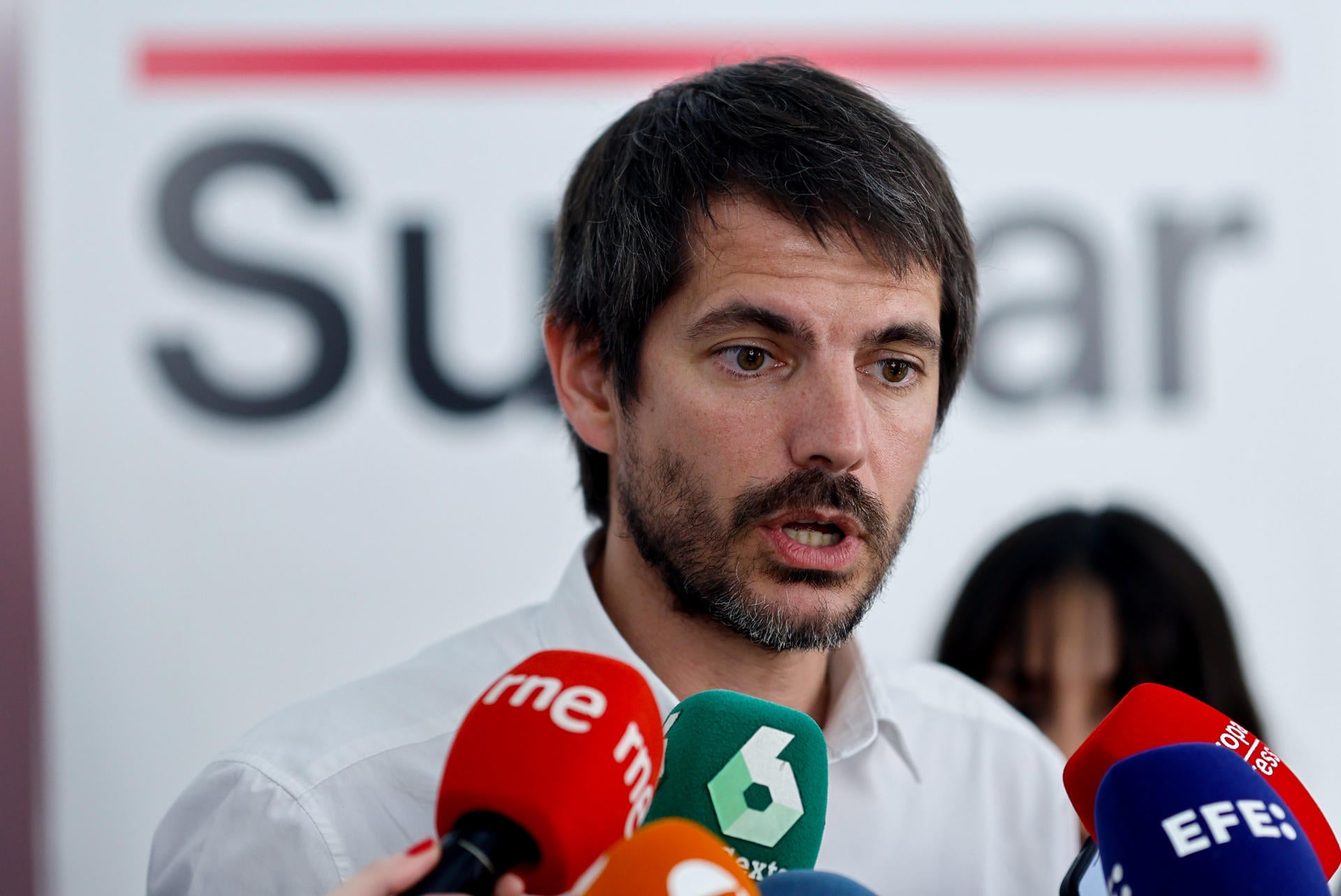 Sumar reafirma su postura sobre la mesa de diálogo en Cataluña: "Es lo que vamos a defender" Sumar reafirma su postura sobre la mesa de diálogo en Cataluña: "Es lo que vamos a defender"