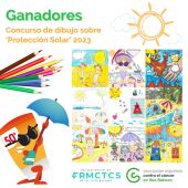 Eloise Martín y el CEIP Sant Ferran de Ses Roques de Formentera galardonados en el concurso infantil de dibujo sobre Protección Solar de la AECC