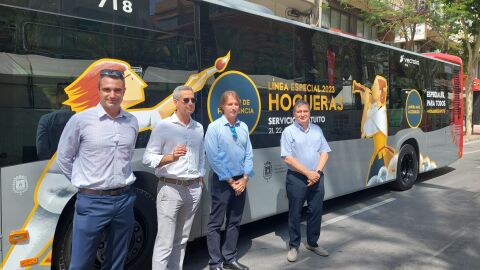 El autobús de Hogueras Especiales de Alicante en 2023