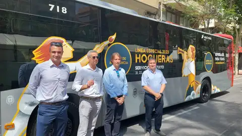 El autobús de Hogueras Especiales de Alicante en 2023 El autobús de Hogueras Especiales de Alicante en 2023