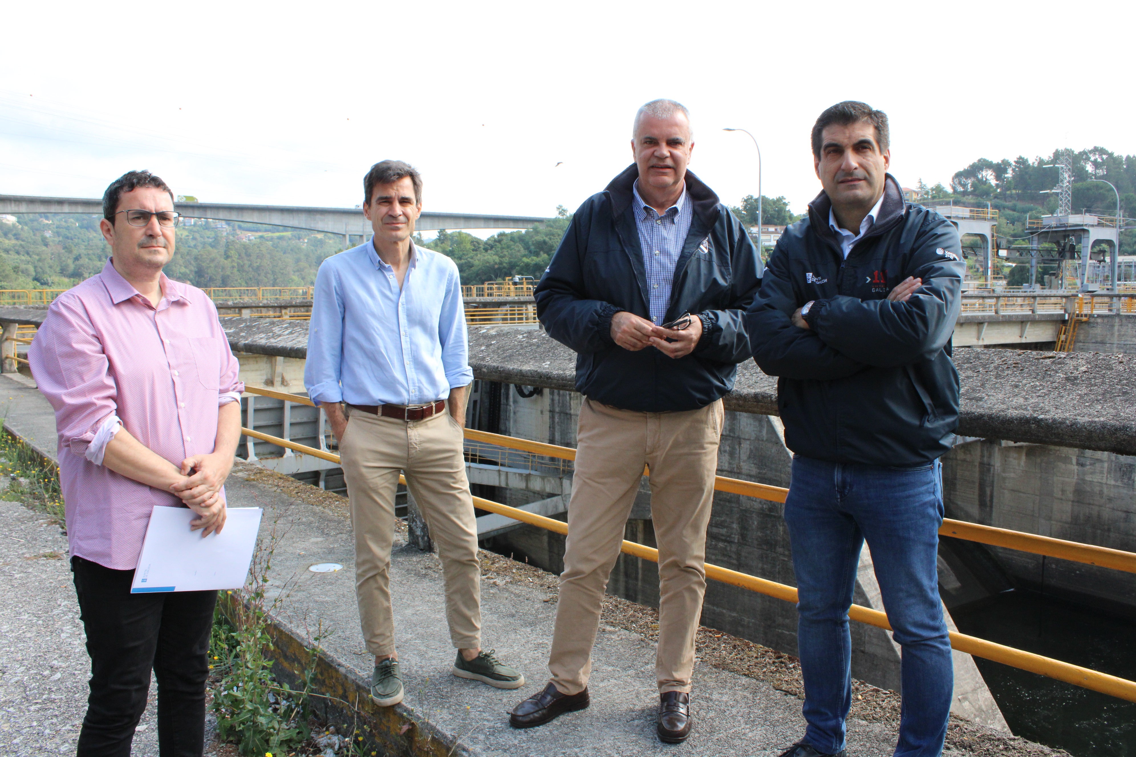 Primeira xornada de probas de sirenas de aviso á poboación das presas de Galicia Primeira xornada de probas de sirenas de aviso á poboación das presas de Galicia