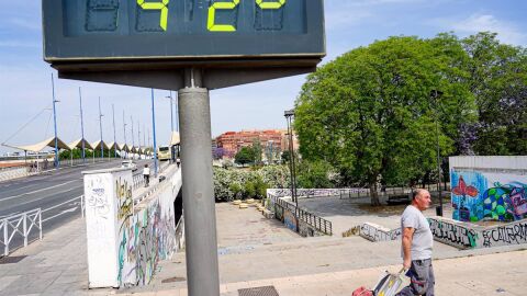 Termómetro en el Puente del Cachorro