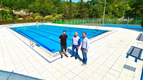 Todo listo para la apertura de las piscinas de Infiesto