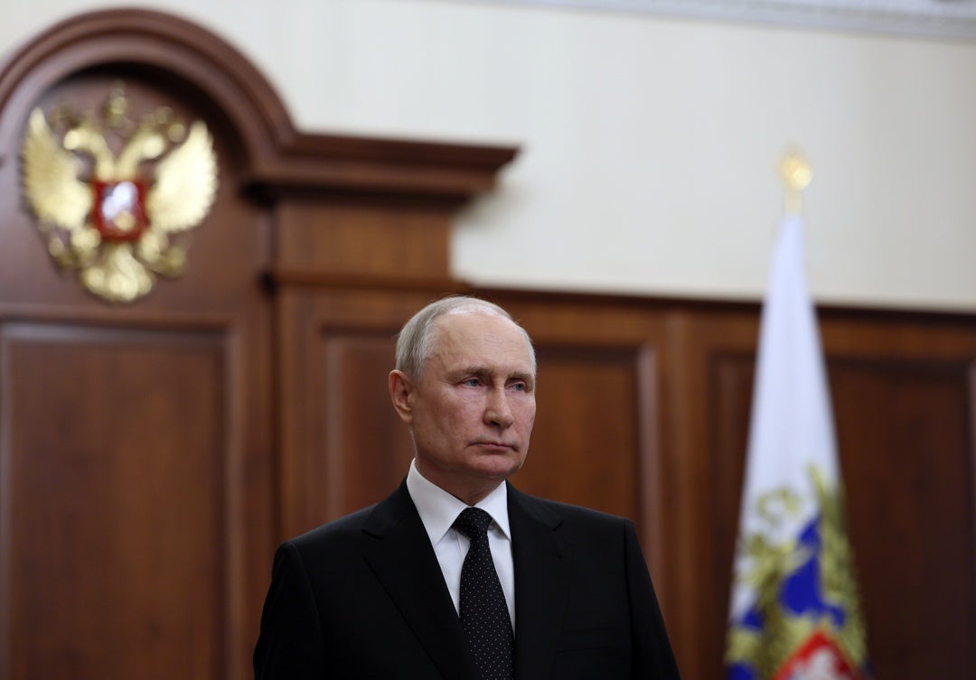 Putin califica de "traición" la sublevación de Prigozhin y afirma que responderá por eso Putin califica de "traición" la sublevación de Prigozhin y afirma que responderá por eso