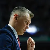El entrenador del Barcelona, Sarunas Jasikevicius. El entrenador del Barcelona, Sarunas Jasikevicius.