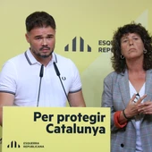 Gabirel Rufián i Teresa Jordà Gabirel Rufián i Teresa Jordà