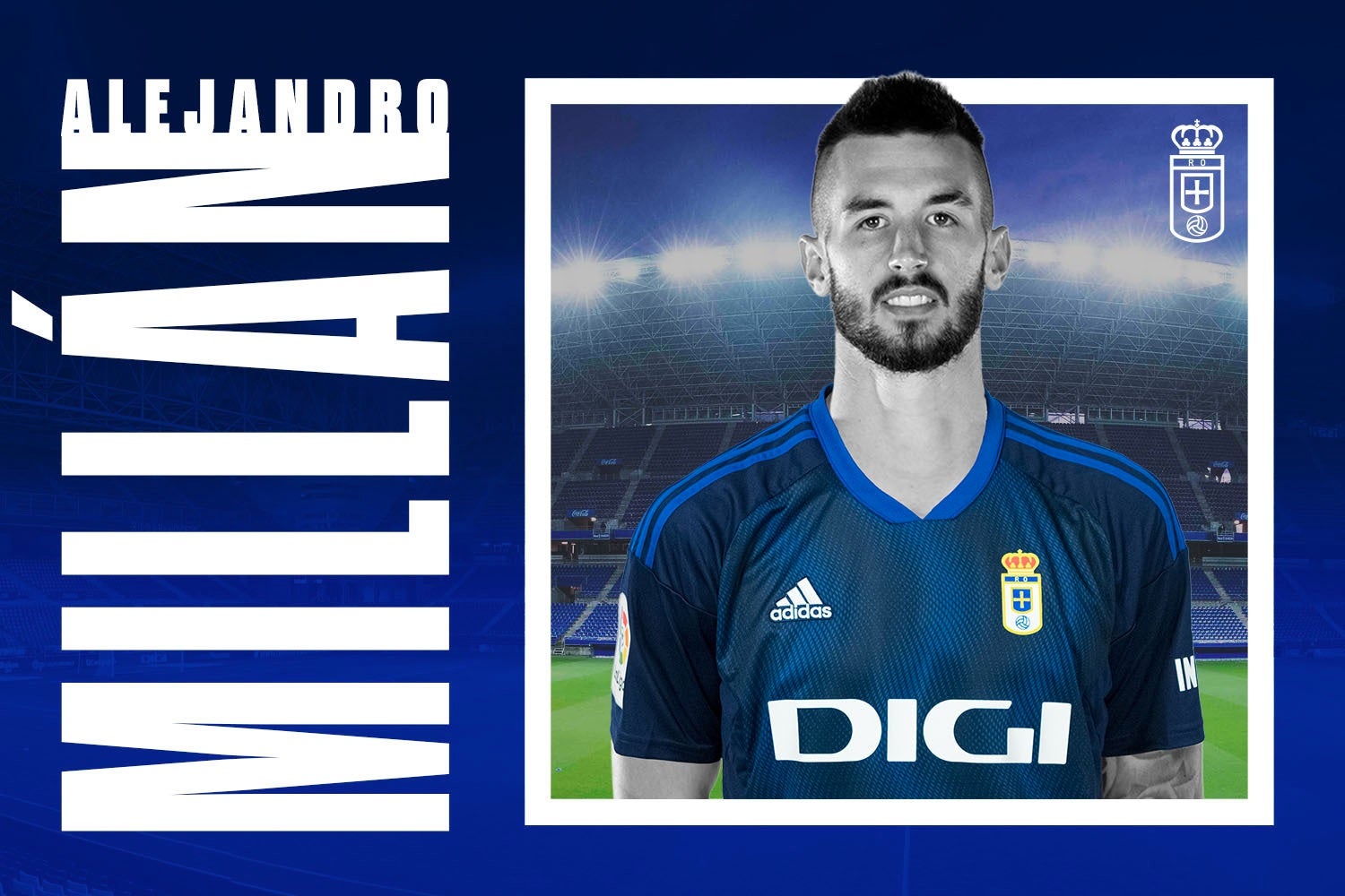 Álex Millán ya es azul Álex Millán ya es azul