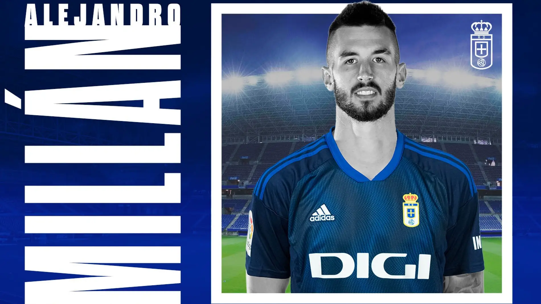 Álex Millán nuevo jugador del Real Oviedo