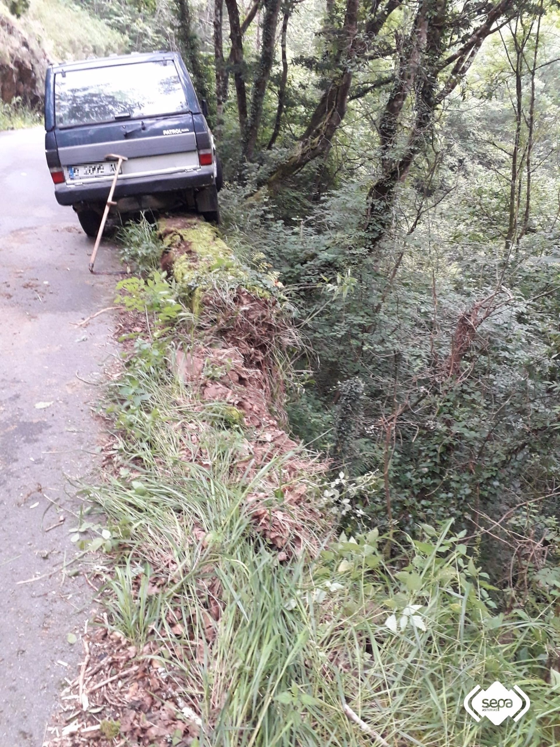 Herido grave en un accidente en Grado Herido grave en un accidente en Grado