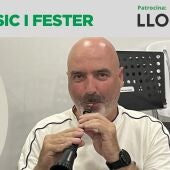 Andrés Ruiz, dolçainer de 'Els Valerios'. 