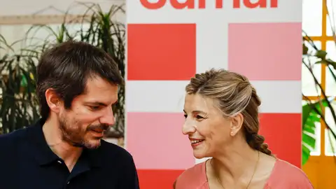 La líder de Sumar, Yolanda Díaz, y el portavoz Ernest Urtasun. La líder de Sumar, Yolanda Díaz, y el portavoz Ernest Urtasun.