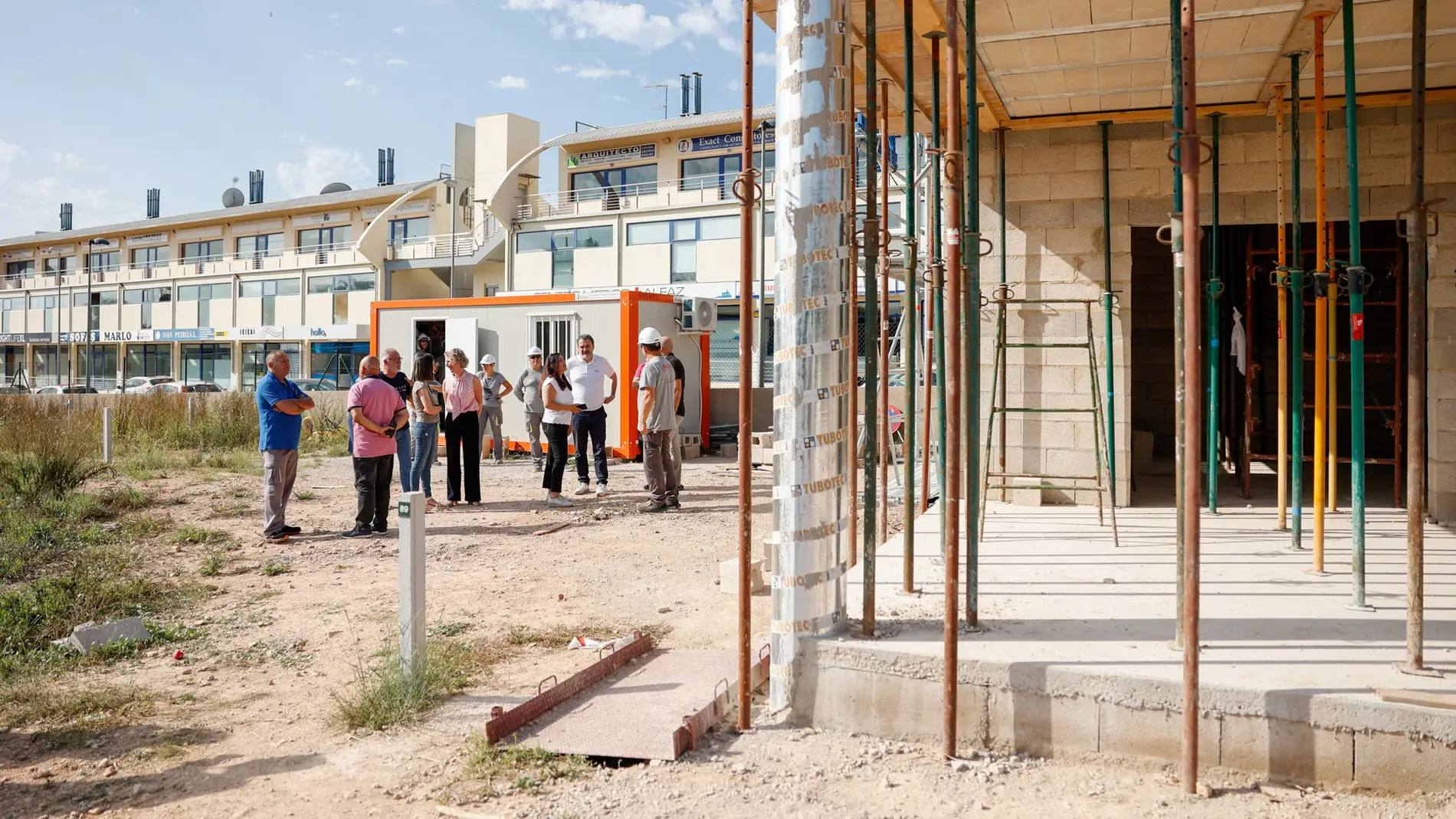 L'Alfàs del Pi construye un almacén y aseos en los huertos urbanos de L'Arabí