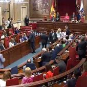 Sesión contitutiva del Parlamento de Canarias en la XI legislatura
