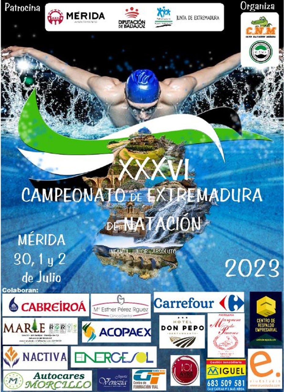 El Campeonato de Extremadura de Natación llega a Mérida este fin de semana El Campeonato de Extremadura de Natación llega a Mérida este fin de semana