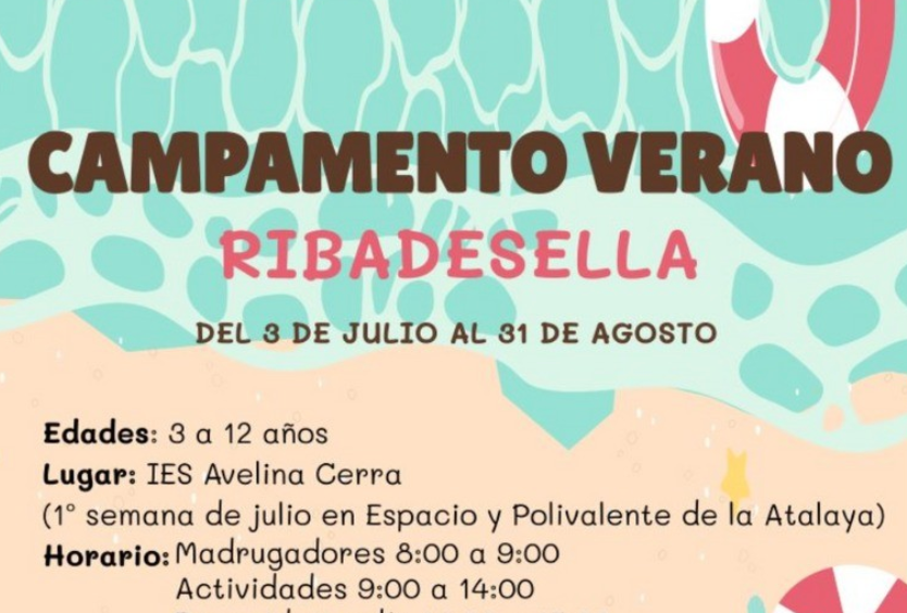 Ribadesella pondrá en marcha durante los meses de julio y agosto un campamento de verano dirigido a niños de entre 3 y 12 años Ribadesella pondrá en marcha durante los meses de julio y agosto un campamento de verano dirigido a niños de entre 3 y 12 años