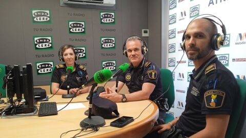 Mar&iacute;a Jos&eacute; Aranda, Juan Miguel Murcia y Carlos Casanova