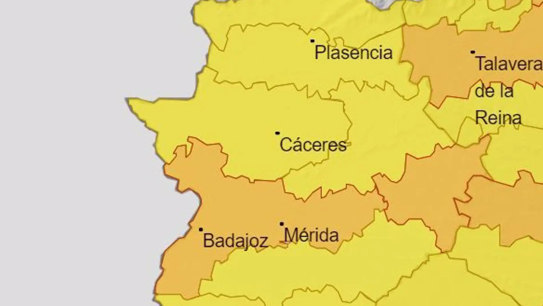 Vegas del Guadiana y Siberia tendrán este miércoles aviso naranja por calor y el resto de la región amarillo