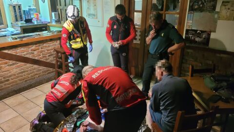 Rescatada por segunda noche consecutiva en Liébana