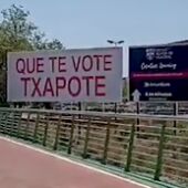 El PSPV celebra la retirada de las vallas publicitarias con la frase ‘Que te vote Txapote’ aparecidas en Castelló