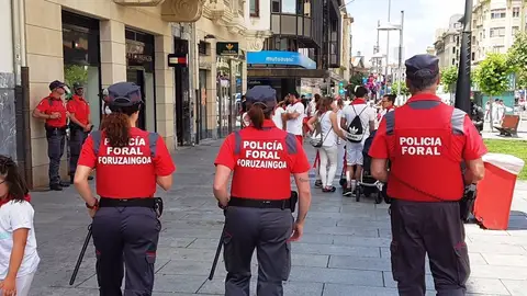 Policía en San Fermín Policía en San Fermín