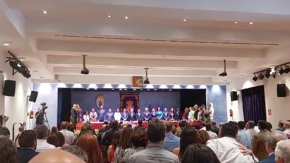 Acto de constitución de la Diputación provincial Acto de constitución de la Diputación provincial
