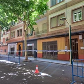 Zona donde se ha producido el desalojo Zona donde se ha producido el desalojo