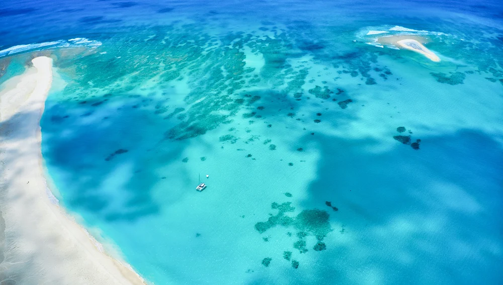 Las aguas de Isla Mauricio